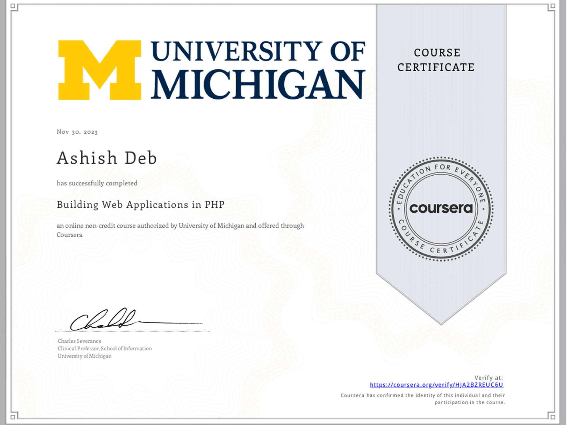 Certificate 2