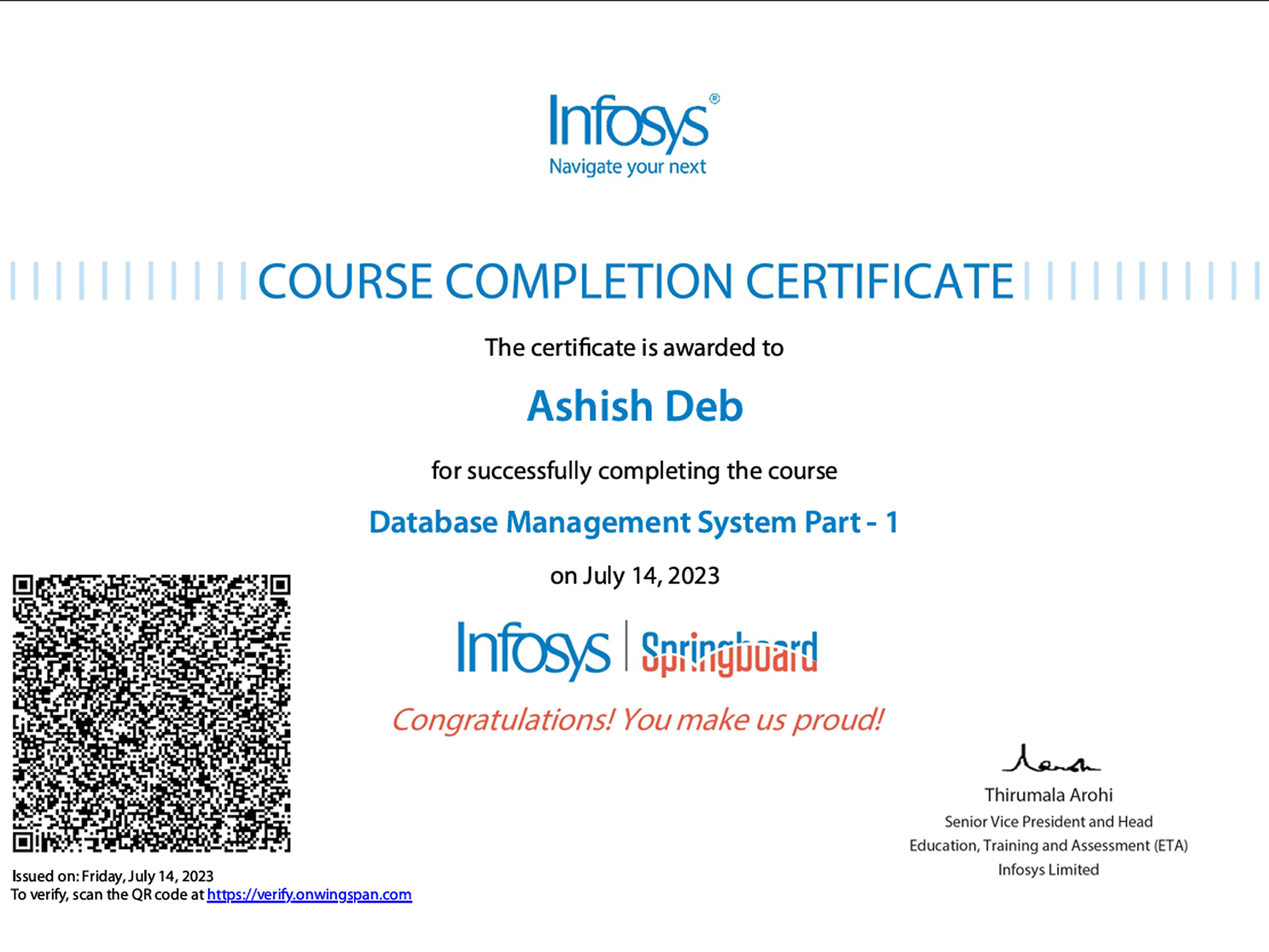 Certificate 3