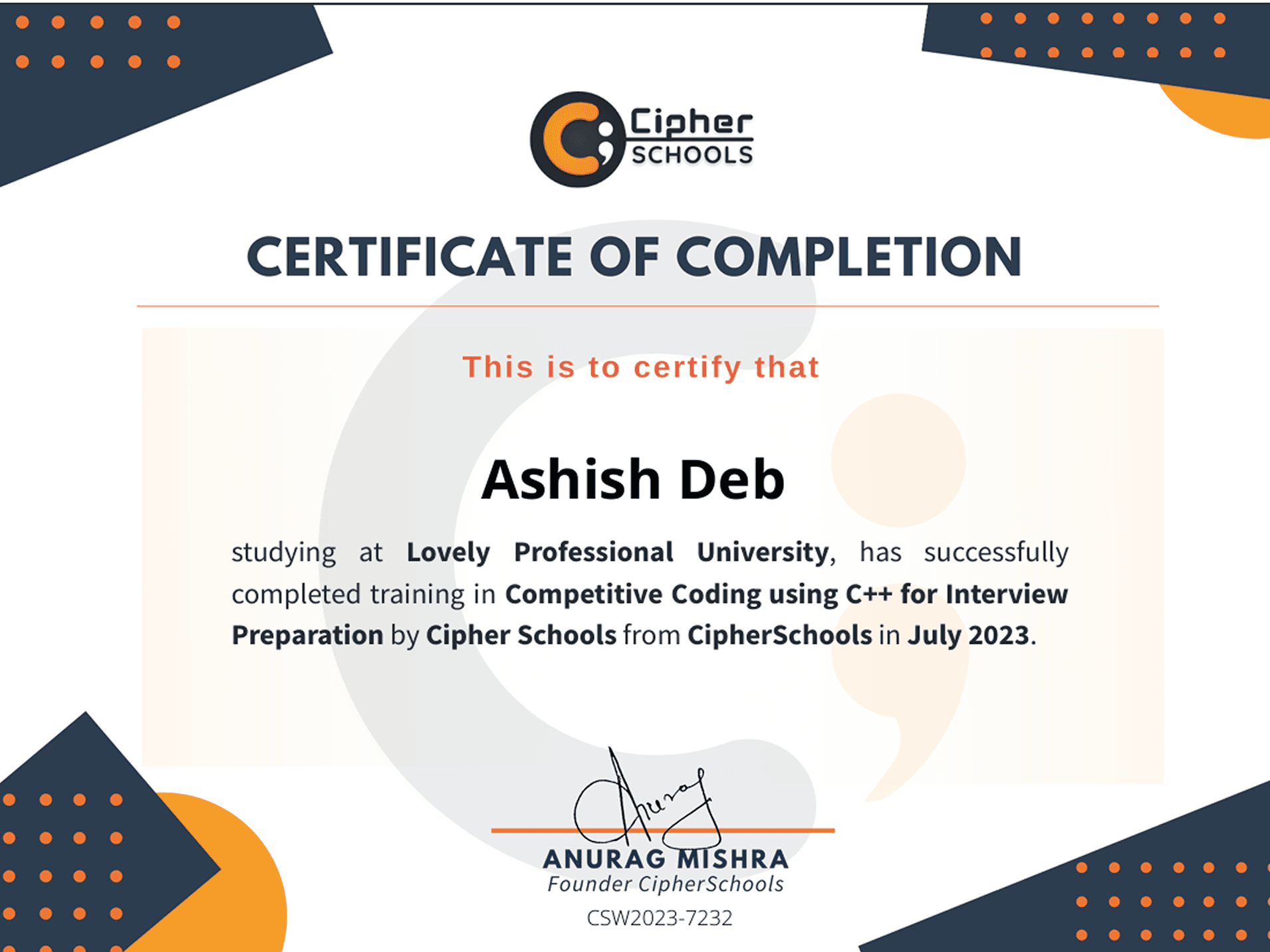 Certificate 4